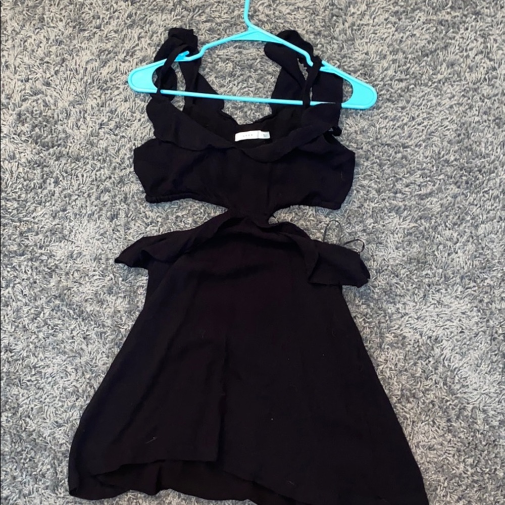 Black cutout dress